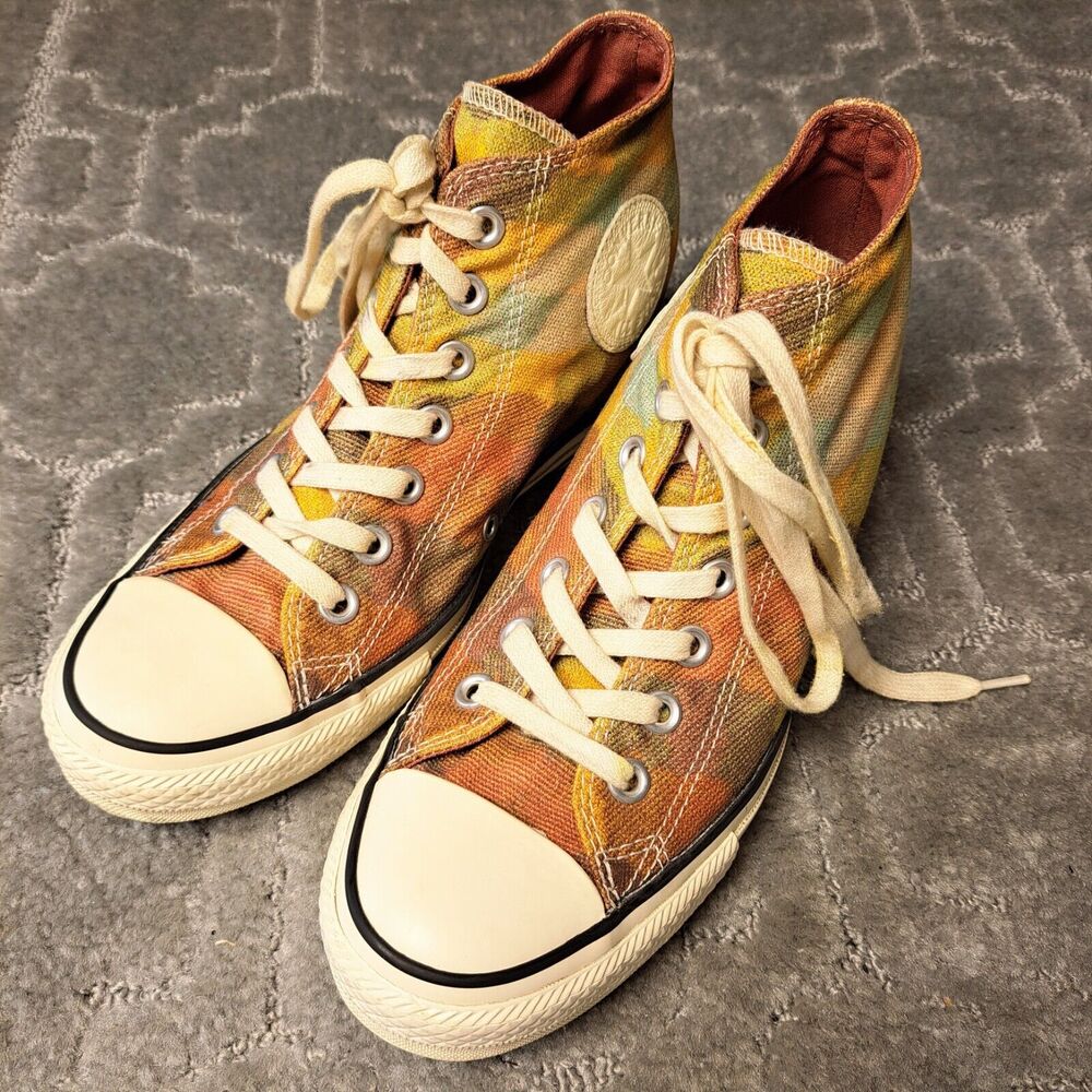 Converse Missoni Lux Mid Hidden Heel High Top Sneakers Womens Size 8 Glam Punk View 2